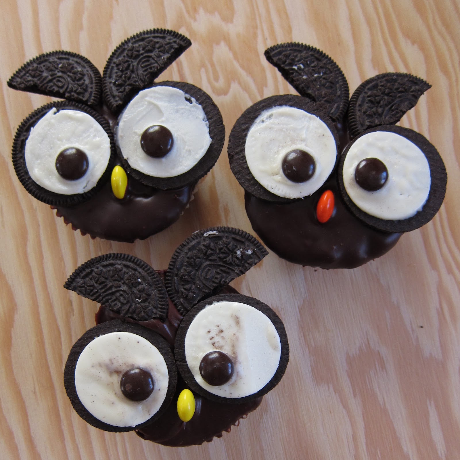OWL CUPCAKES For childrens